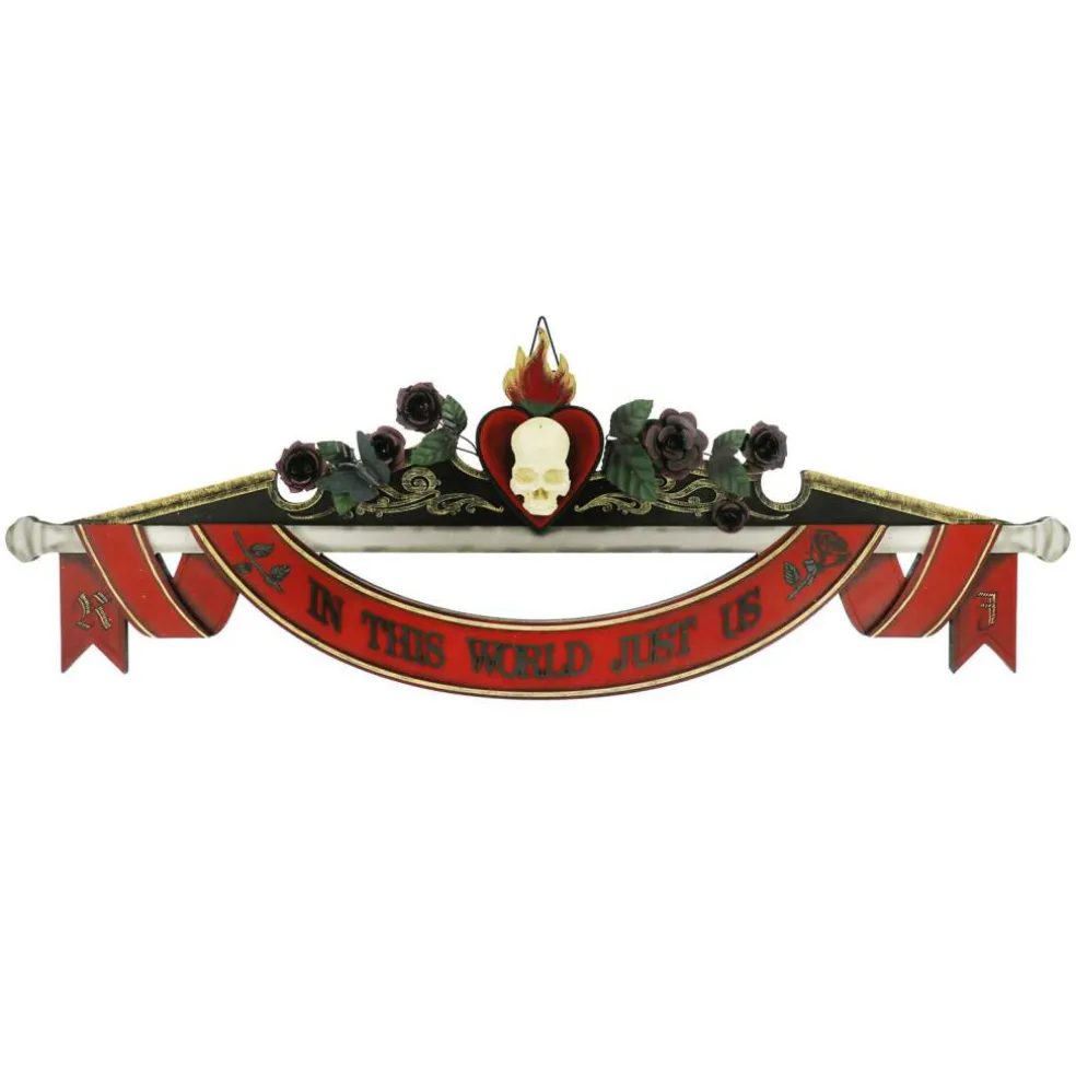 Skull Sacred Heart In this World Banner Wall Sign by Ashland®