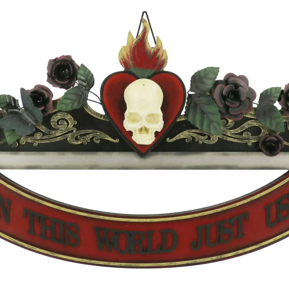 Skull Sacred Heart In this World Banner Wall Sign by Ashland®