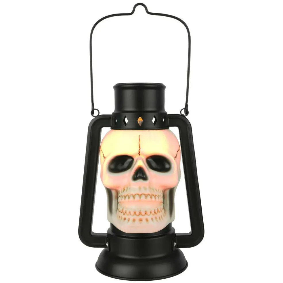 11" Skull Solar Lantern by Ashland®