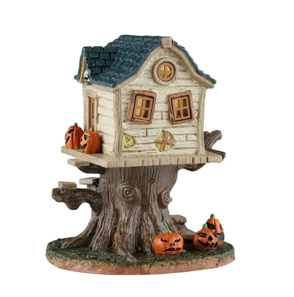 Skull Tree House - Lemax Spooky Town