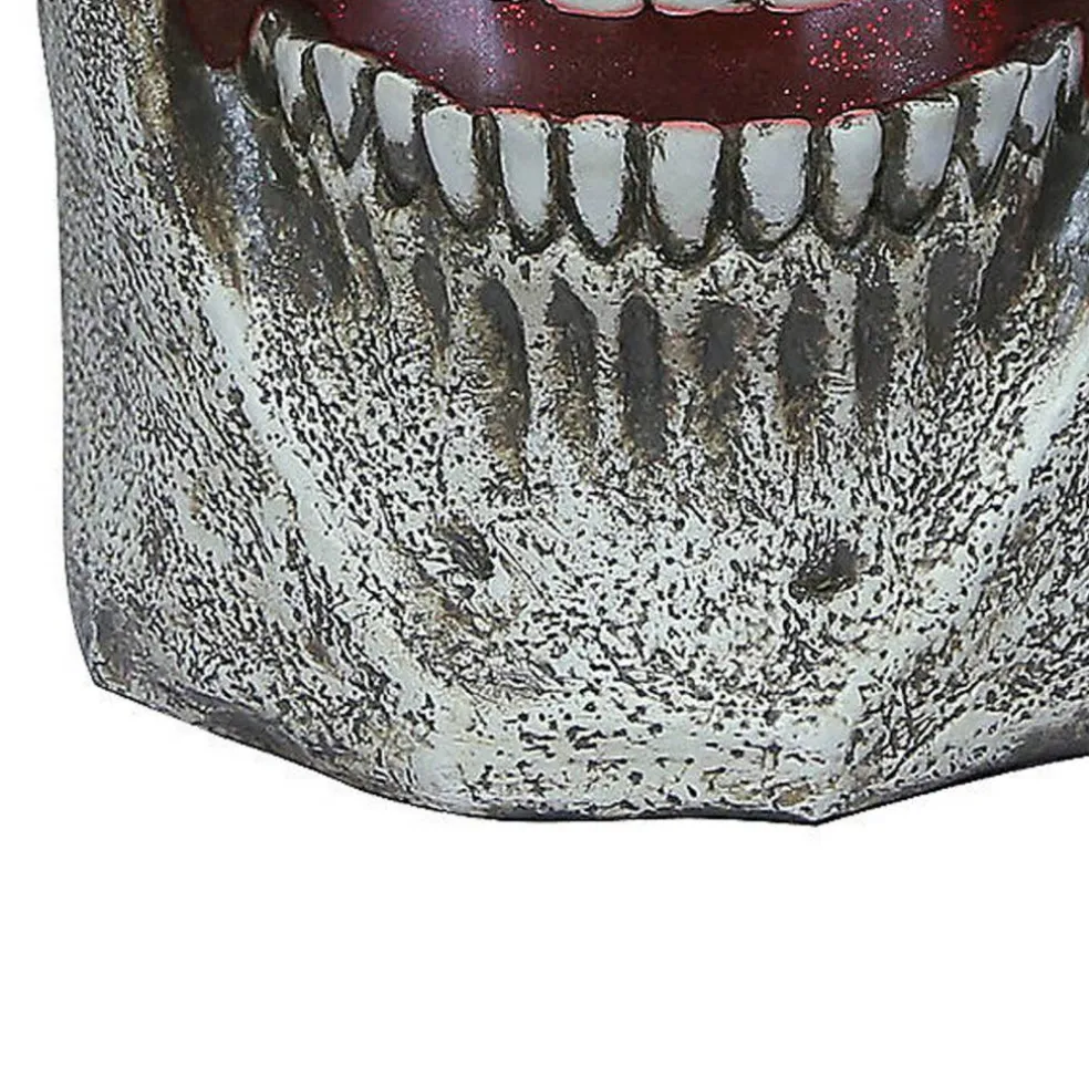 Skull With Light And Sound For Halloween Decoration 24" Length