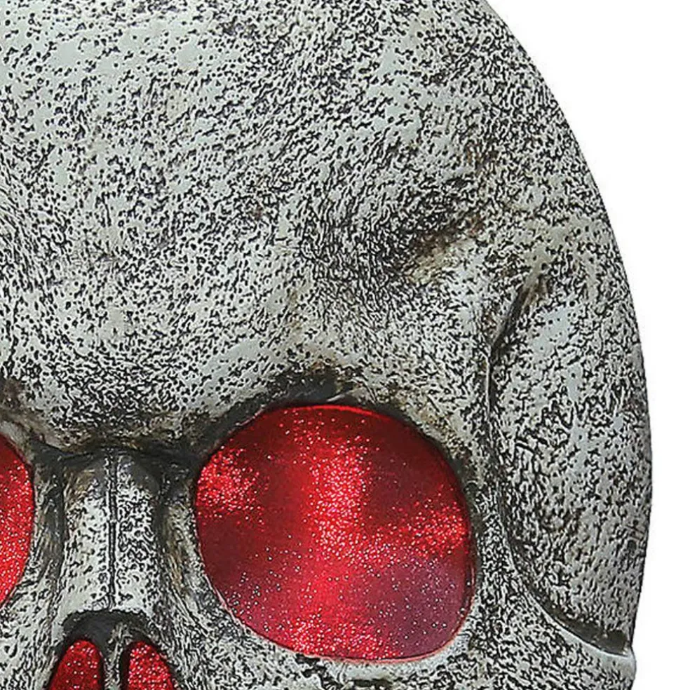 Skull With Light And Sound For Halloween Decoration 24" Length