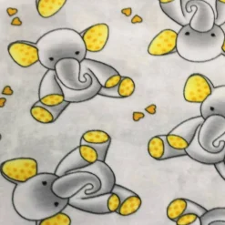 Sleepytime Elephants Anti-Pill Premium Fleece Fabric | By The Yard