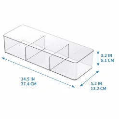 3-Slot Storage Organizer Bin by Simply Tidy™
