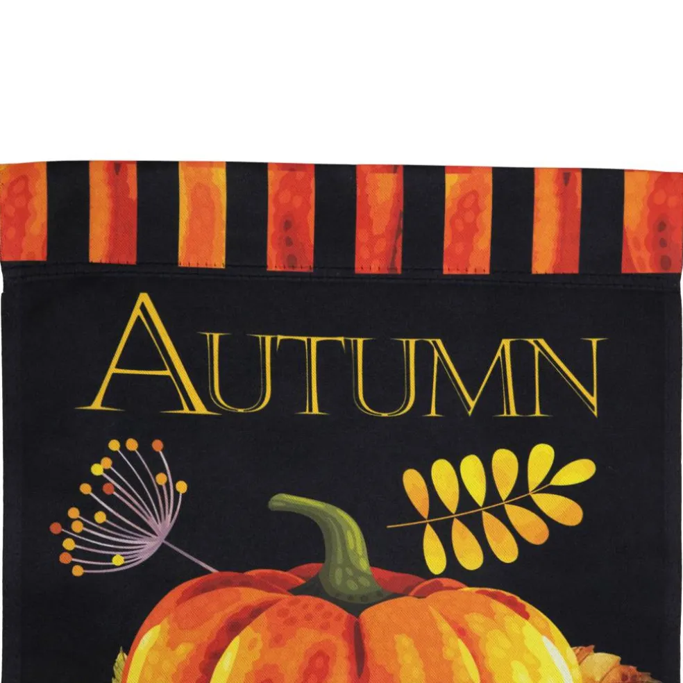 Small Autumn Blessings & Pumpkins Garden Flag