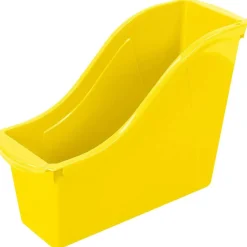Small Book Bin, Yellow, Pack of 6