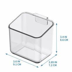 Small Clear Hanging Organizer Bins, 2ct. by Simply Tidy™