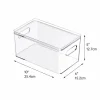 Small Clear Stacking Plastic Bin with Lid by Simply Tidy®