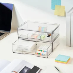 Small Clear Stacking Plastic Drawer by Simply Tidy®