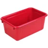 Small Cubby Bin, Red