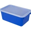 Small Cubby Bin with Cover, Classroom Blue