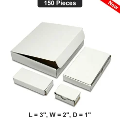 Small Rectangular Box 3x2x1 Inch Corrugated Cardboard Shipping & Storage Box