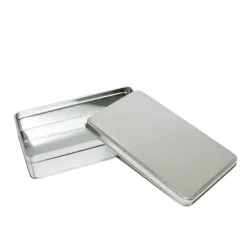 Small Square Silver Tin Container By Celebrate It™