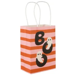 Small Striped Boo Gift Bags, 6ct. by Celebrate Itâ„¢