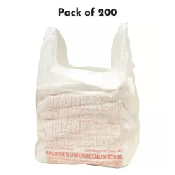 Small T-Shirt Carry-Out Bags 7" x 5" x 15" | T-shirt carry-out bags | Raheev®