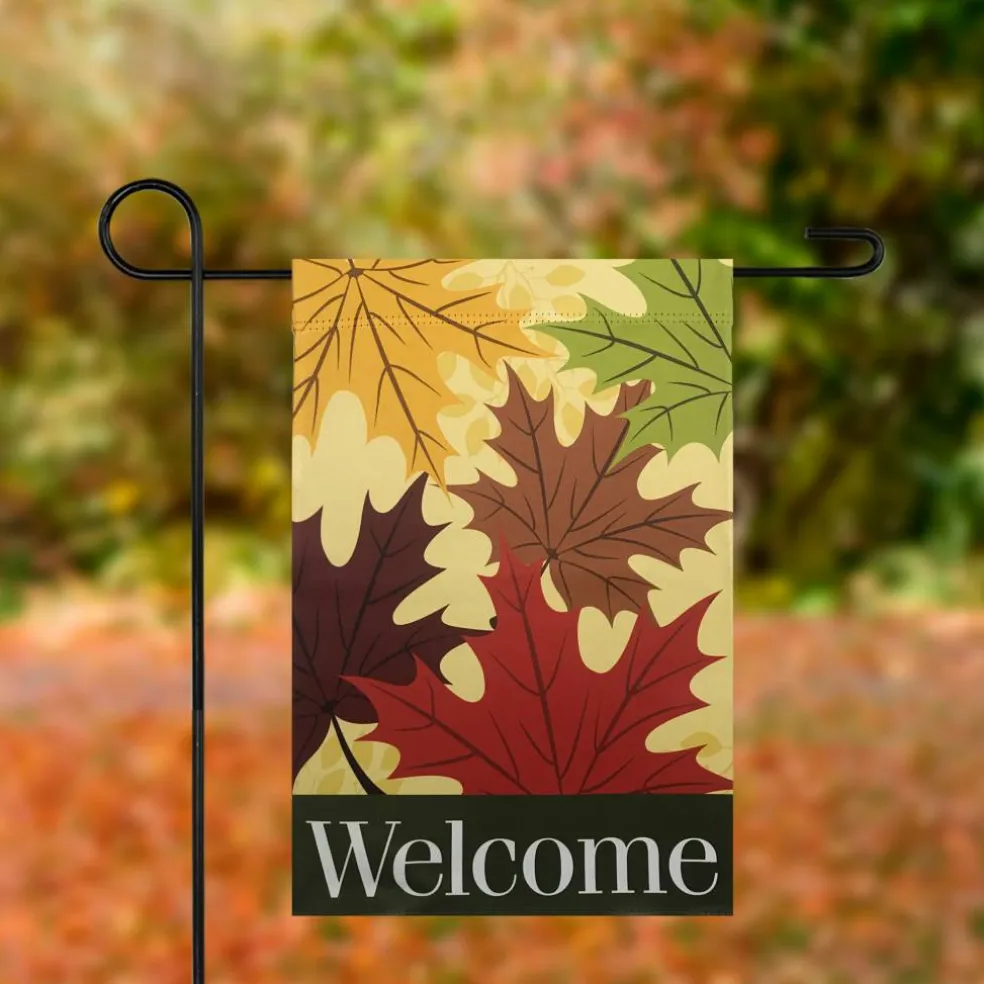 Small Welcome Autumn Harvest Garden Flag