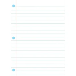 Smart Poly™ Notebook Page Chart, Dry-Erase Surface, 13" x 19"