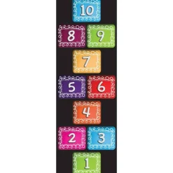 Smart Poly™, The Original Fun Mat™, Mat Runner, 15.5" x 47", Numbers 1-10, Chalk loop