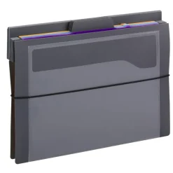 Smead® Cascading Wall Organizer, Gray with 6 Bright Pockets