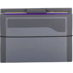 Smead® Cascading Wall Organizer, Gray with 6 Bright Pockets