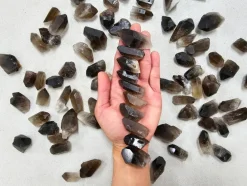 Smoky Quartz Points Bulk Natural Smokey Crystals