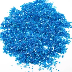 Smurf Blue Reflective Crushed Glass