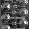 Soccer Ball Lollipop Chocolate Mold 6 Cavity