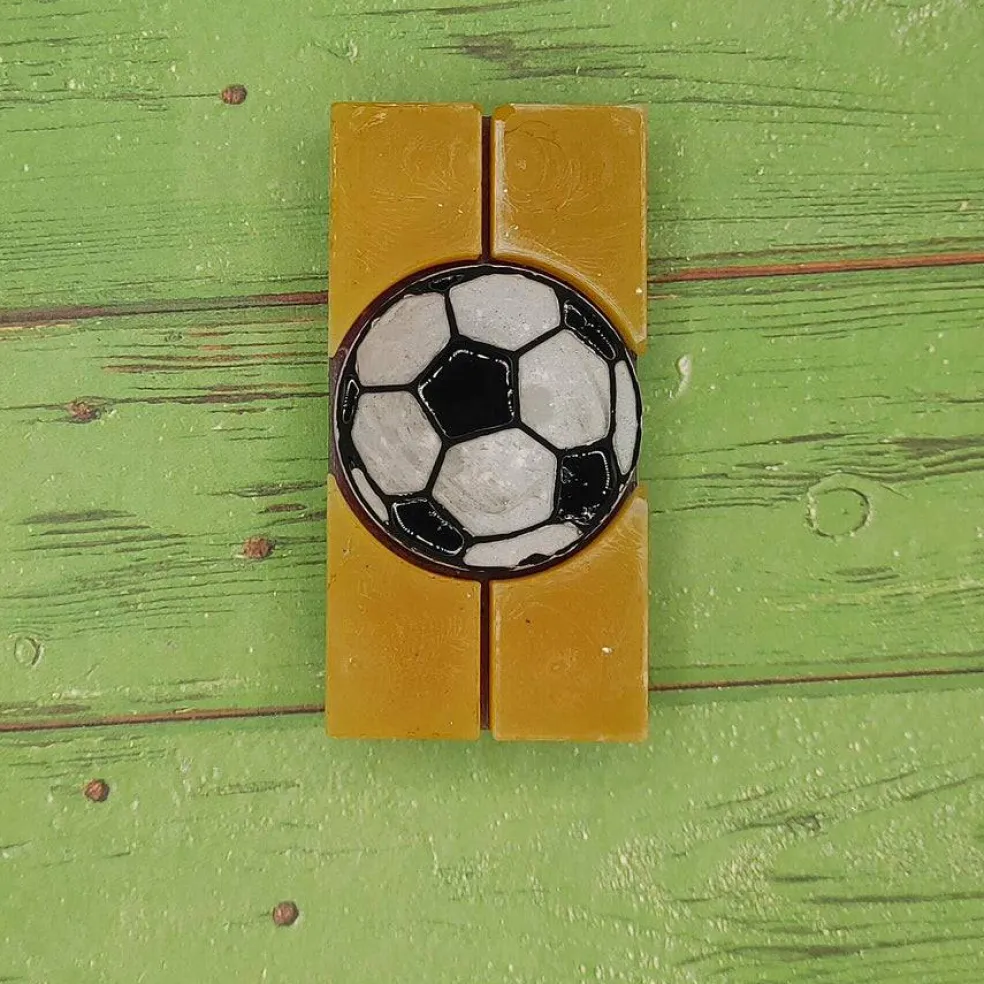 Soccer Ball Snap Out Center Wax Melt Snap Bar Silicone Mold