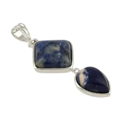 Sodalite Rhombus & Teardrop Pendant by Bead Landing™
