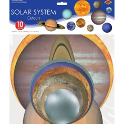 Solar System Party Cutouts 10/Pkg