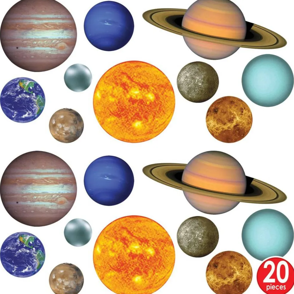 Solar System Party Cutouts 10/Pkg