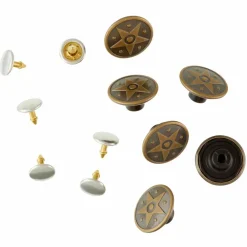 Soldier's Cross Jean Buttons by Loops & Threads™