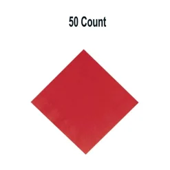 Solid Color Luncheon Napkins Bulk 50 Pc Paper Party Supplies Set