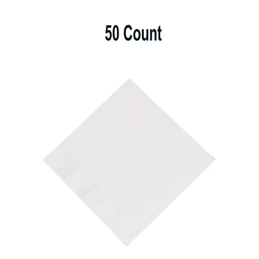 Solid Color Luncheon Napkins Bulk 50 Pc Paper Party Supplies Set