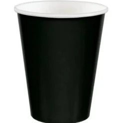 Solid Color 9oz Paper Cups – 20 Cups/Pack or 240 Cups/Case