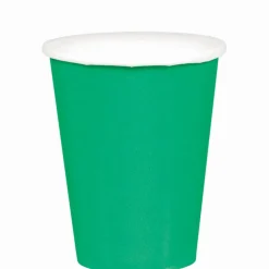 Solid Color 9oz Paper Cups – 14 Cups/Pack or 168 Cups/Case