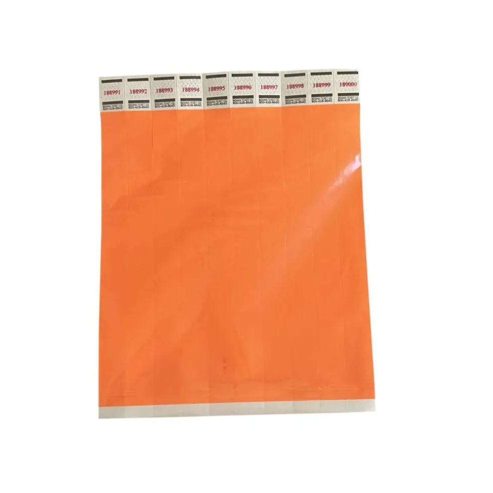 Solid Color Wristbands – 500/Box or 1,000/Box