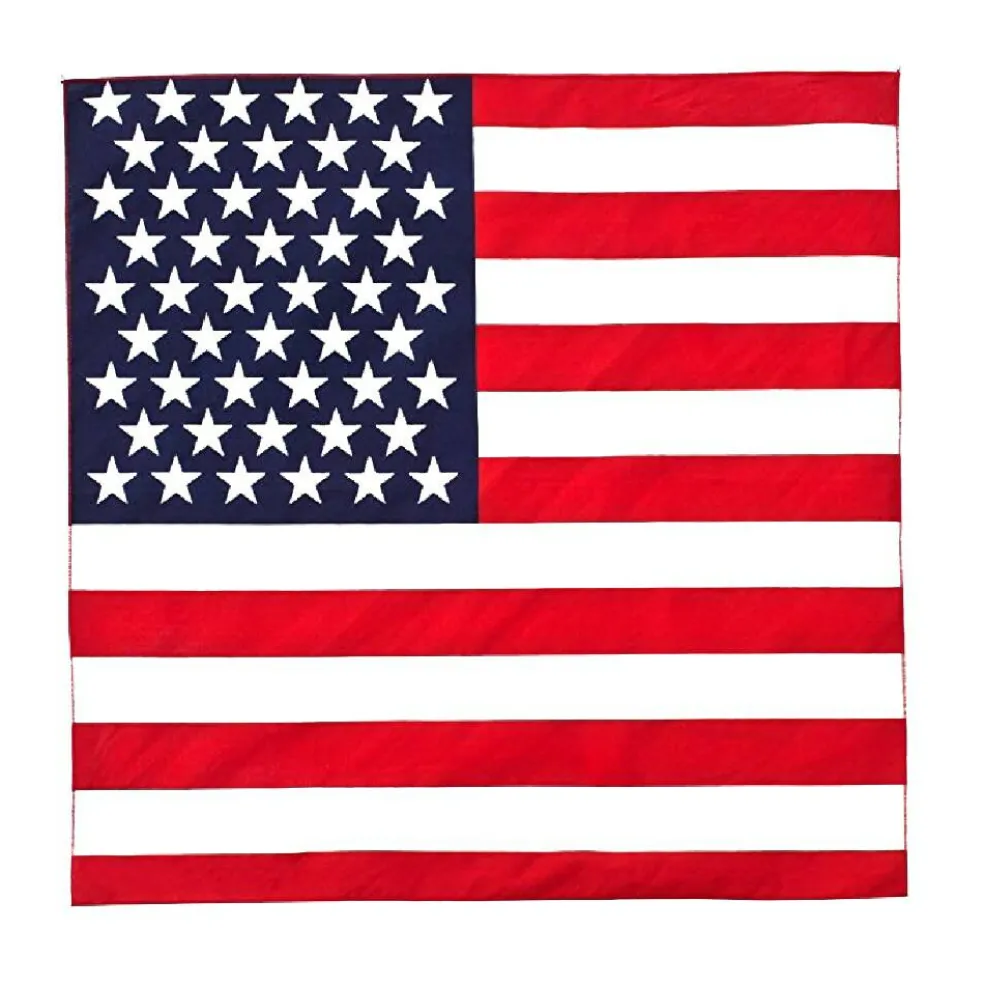 Solid 100% Cotton Unisex Bandana