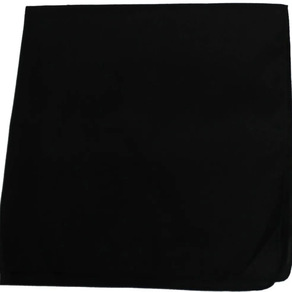 Solid 100% Cotton Unisex Bandana - 4 Pack