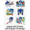 Sonic the Hedgehog™ Temporary Tattoos, 24ct.