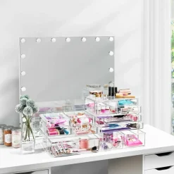 Sorbus 3-Drawer Extra Large Acrylic Cosmetic Organizer