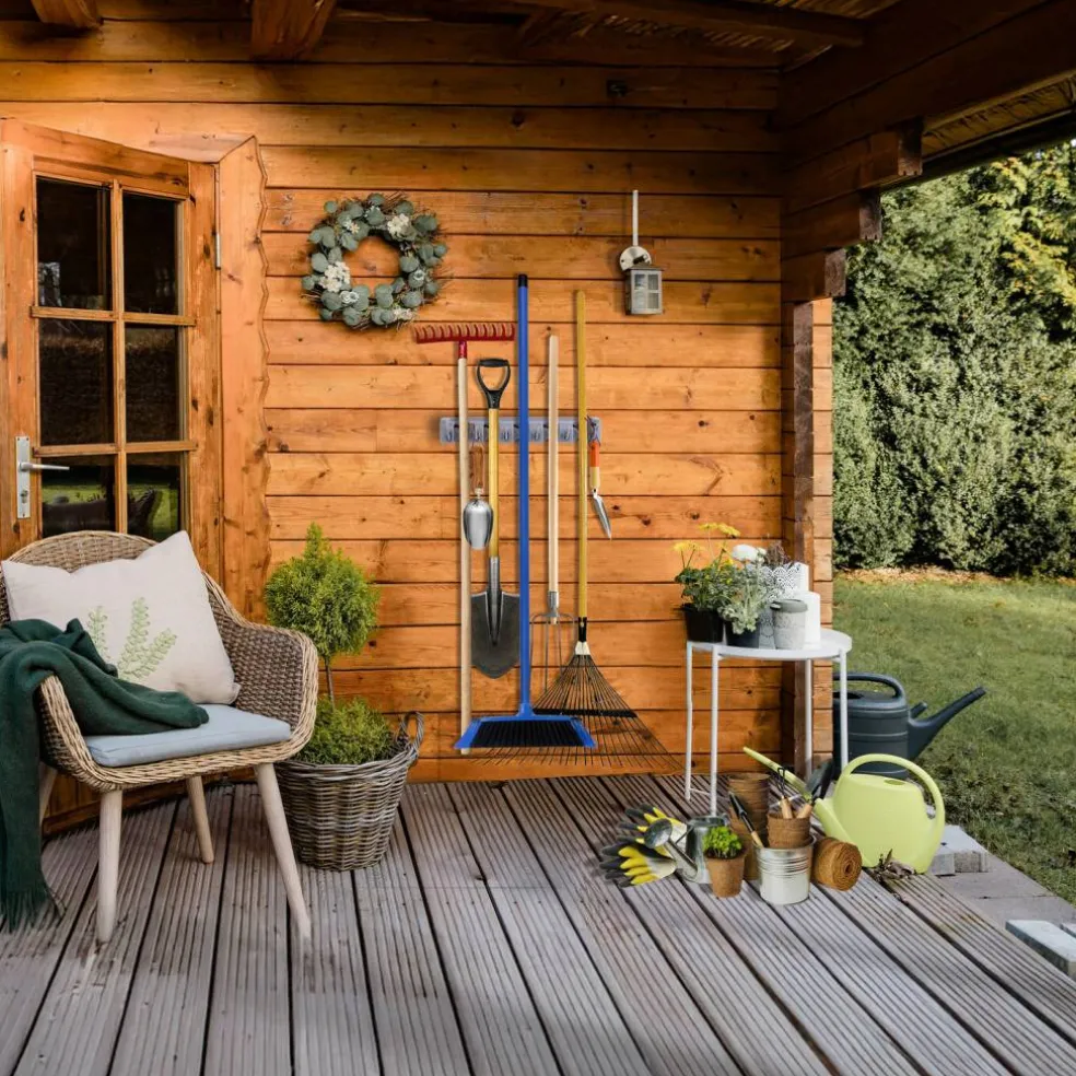 Sorbus 16 Inch Wall-Mounted Garage & Garden Tool Organizer