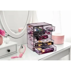 Sorbus Makeup & Jewelry Storage Case with 3 Large & 4 Small Drawers