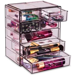 Sorbus Makeup & Jewelry Storage Case with 3 Large & 4 Small Drawers