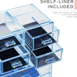 Sorbus Medium Makeup Organizer Set - (3 Large / 4 Small Drawers/Top Tray)