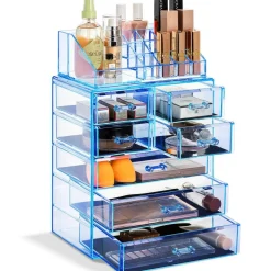 Sorbus Medium Makeup Organizer Set - (3 Large / 4 Small Drawers/Top Tray)