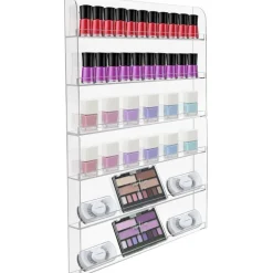 Sorbus Nail Polish Wall Rack Display Holder