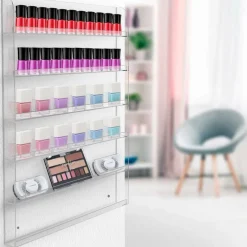 Sorbus Nail Polish Wall Rack Display Holder