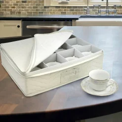 Sorbus 5-Piece Dinnerware Storage Set