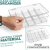 Sorbus Sunglasses Organizer - Plastic Stackable Eyeglass Storage and Display Case for Multiple Glasses with Lid, 3 Pack